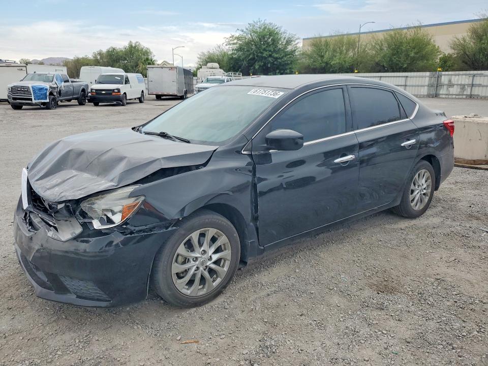 61751736 :رقم المزاد ، 3N1AB7AP8KY286033 vin ، 2019 Nissan Sentra مزاد بيع