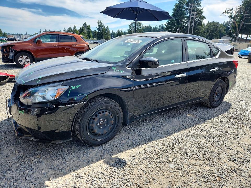 2019 Nissan Sentra მანქანა იყიდება აუქციონზე, vin: 3N1AB7AP7KY335951, აუქციონის ნომერი: 59130636