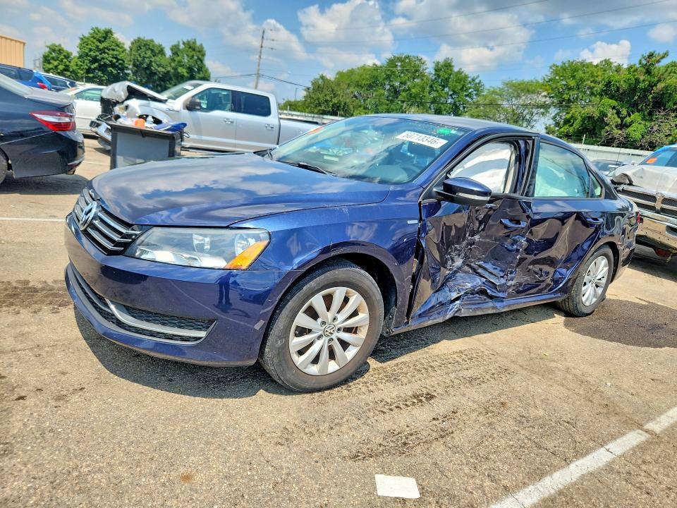 2014 Volkswagen Passat მანქანა იყიდება აუქციონზე, vin: 1VWAT7A30EC077161, აუქციონის ნომერი: 60713346