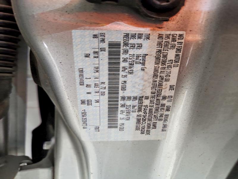 Продаж на аукціоні авто 2012 Ford Focus, vin: 1FAHP3H26CL106208, номер лоту: 62653566