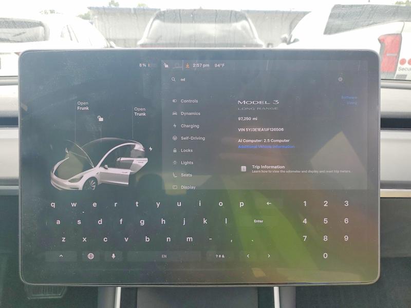 Продаж на аукціоні авто 2018 Tesla Model 3, vin: 5YJ3E1EA1JF126506, номер лоту: 54897176