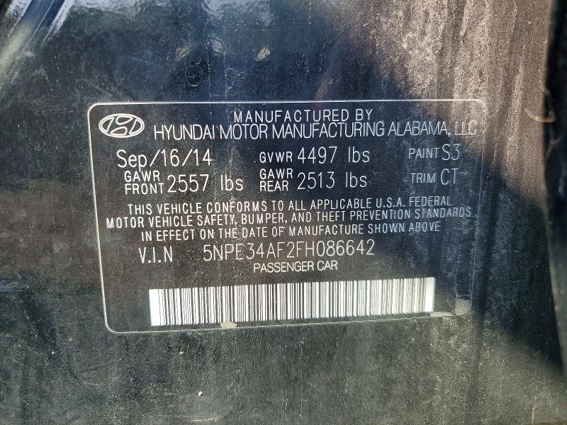 Продаж на аукціоні авто 2015 Hyundai Sonata, vin: 5NPE34AF2FH086642, номер лоту: 61393096