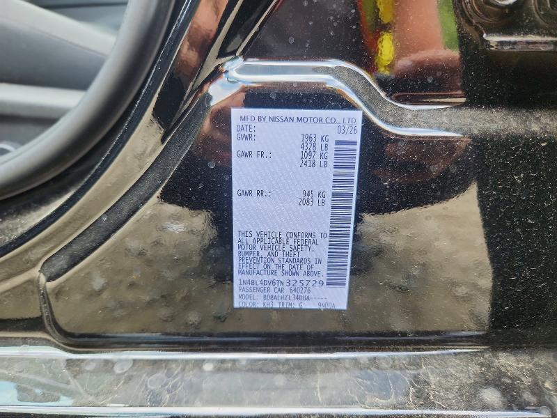 62675356 :رقم المزاد ، 1N4BL4DV6TN325729 vin ، 2026 Nissan Altima مزاد بيع