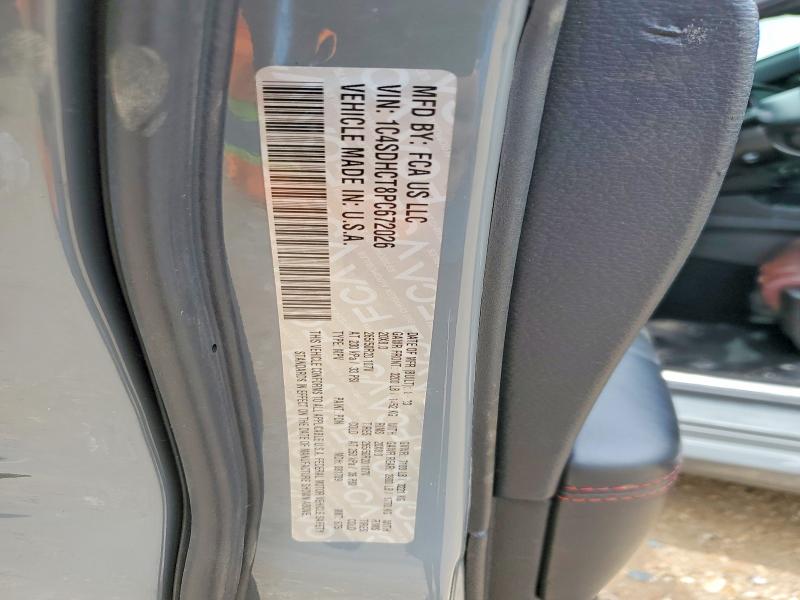 Aukcja sprzedaży 2023 Dodge Durango, vin: 1C4SDHCT8PC672026, numer aukcji: 61398796
