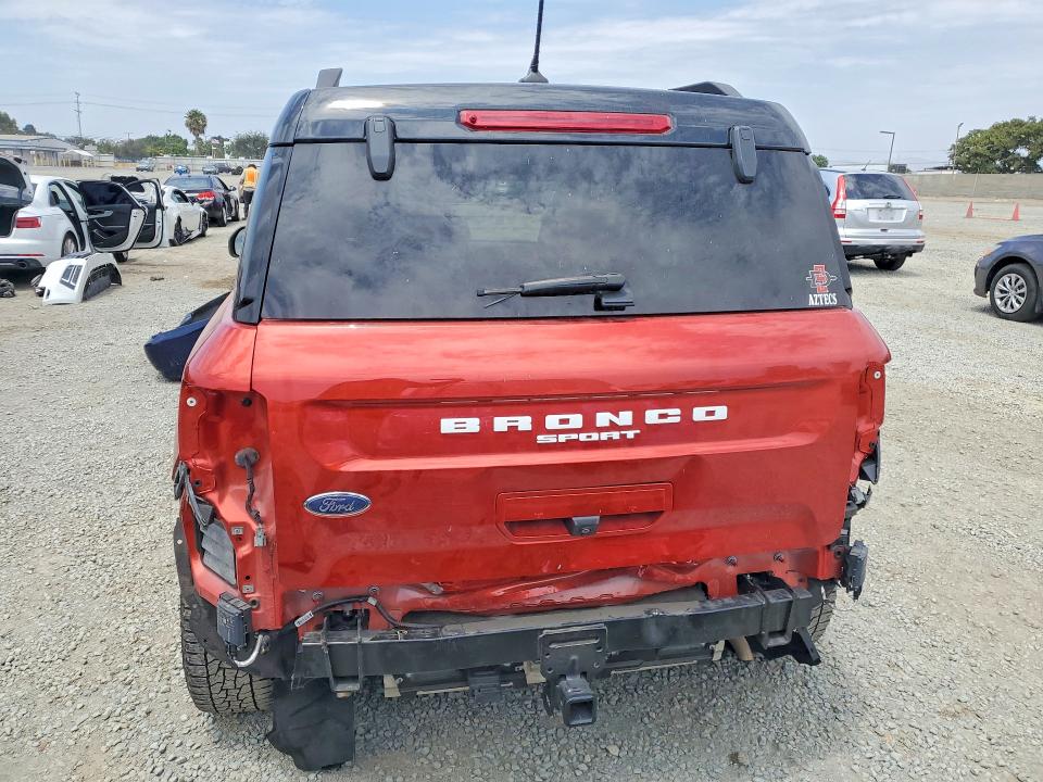61798646 :رقم المزاد ، 3FMCR9C69NRD88369 vin ، 2022 Ford Bronco Sport مزاد بيع