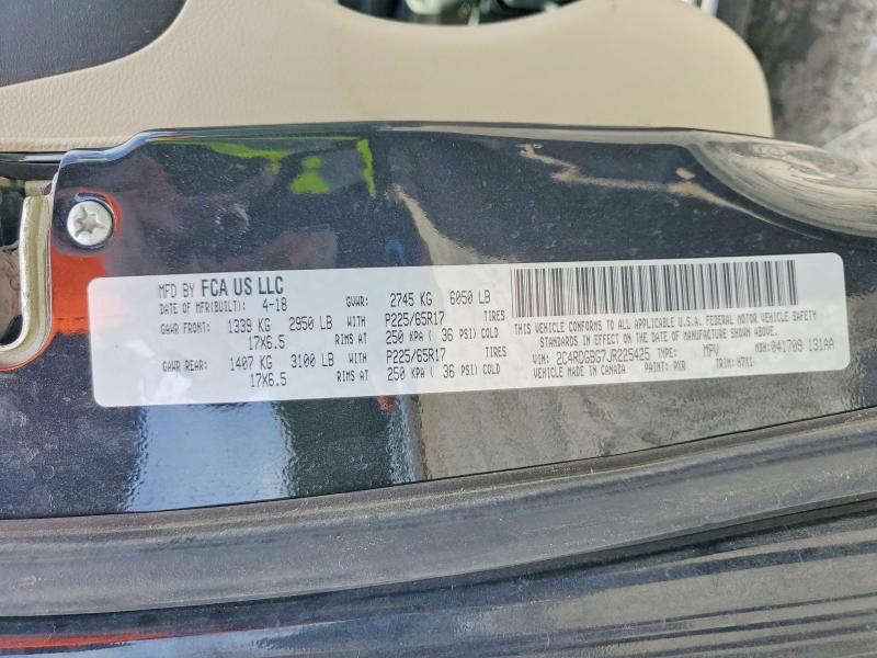 Aukcja sprzedaży 2018 Dodge Grand Caravan, vin: 2C4RDGBG7JR225425, numer aukcji: 62077596