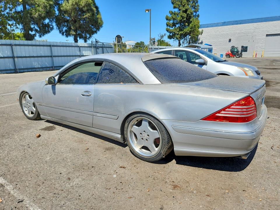 59739736 :رقم المزاد ، WDBPJ78J11A009706 vin ، 2001 Mercedes-benz Cl مزاد بيع