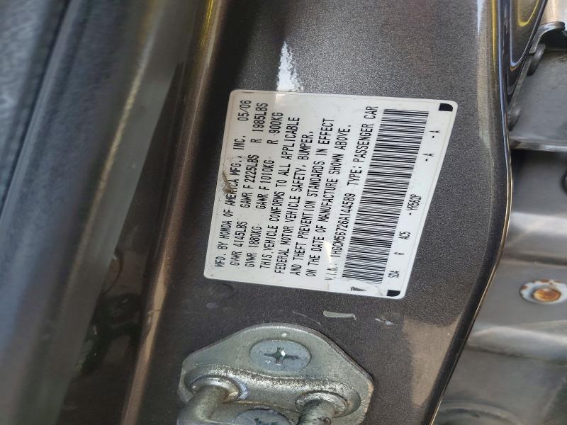 2006 Honda Accord მანქანა იყიდება აუქციონზე, vin: 1HGCM56726A144589, აუქციონის ნომერი: 60780886