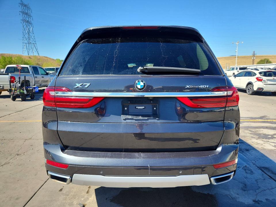 2022 Bmw X7 მანქანა იყიდება აუქციონზე, vin: 5UXCW2C0XN9M94050, აუქციონის ნომერი: 60775166