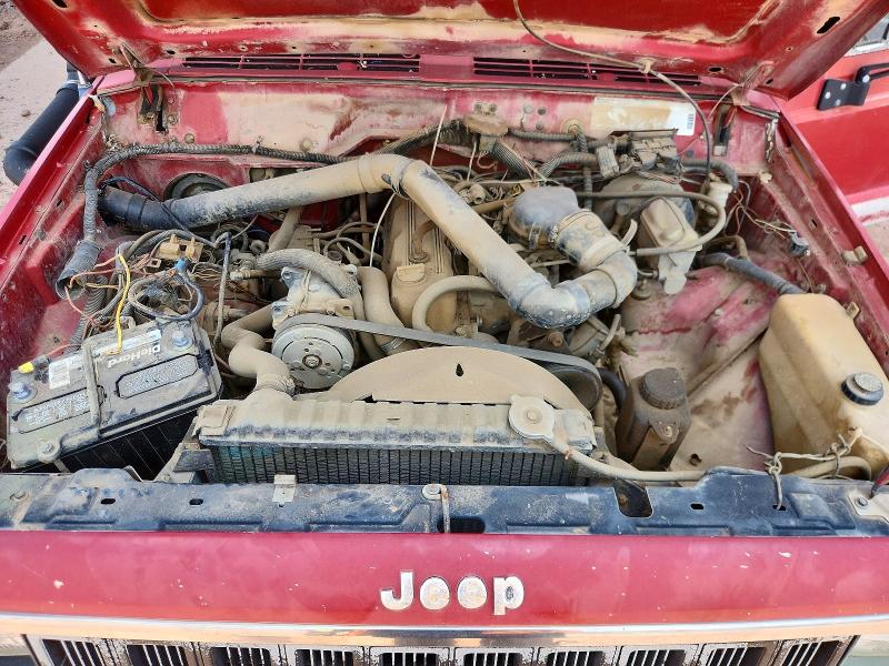 59931806 :رقم المزاد ، 1JCHX7815HT014733 vin ، 1987 Jeep Cherokee مزاد بيع
