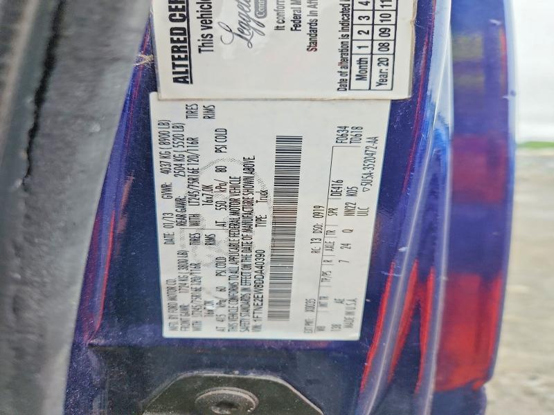 61112256 :رقم المزاد ، 1FTNE2EW8DDA40390 vin ، 2013 Ford Econoline مزاد بيع