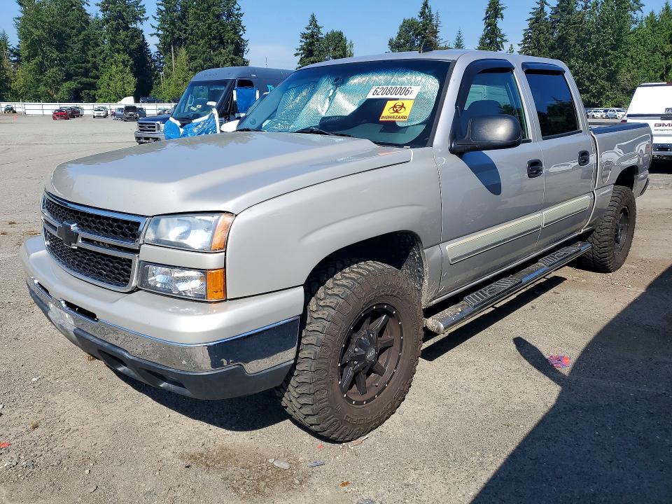 62080006 :رقم المزاد ، 2GCEK13T461144949 vin ، 2006 Chevrolet Silverado مزاد بيع