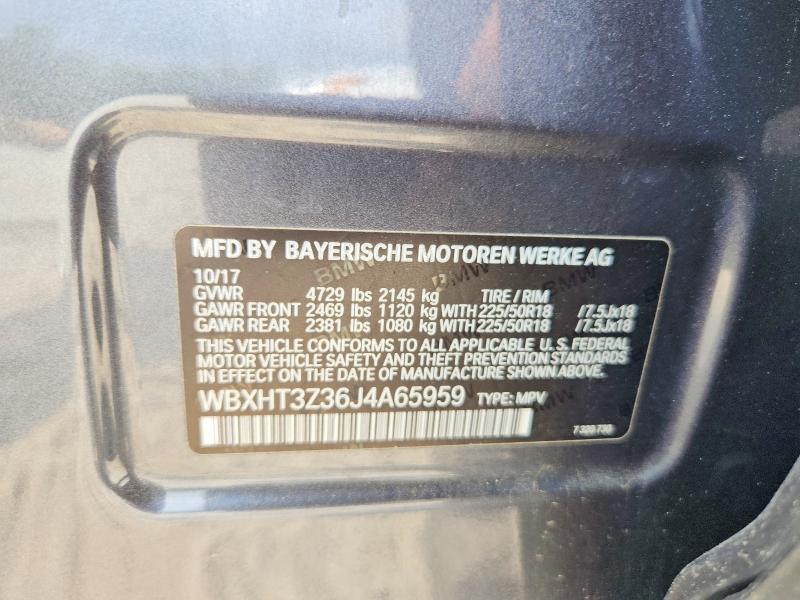 Продажа на аукционе авто 2018 Bmw X1, vin: WBXHT3Z36J4A65959, номер лота: 62879866