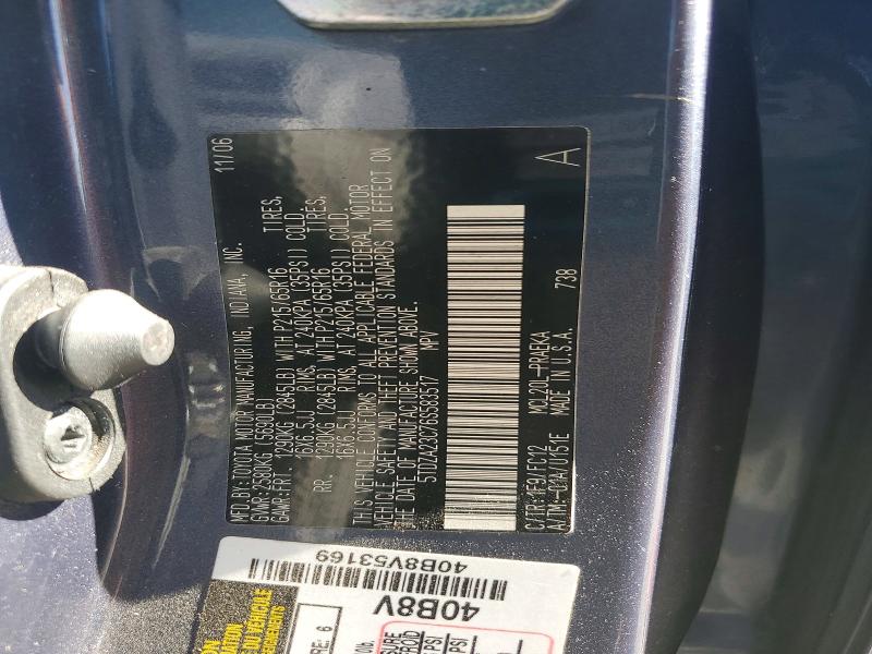 Продаж на аукціоні авто 2006 Toyota Sienna, vin: 5TDZA23C76S583517, номер лоту: 63604066