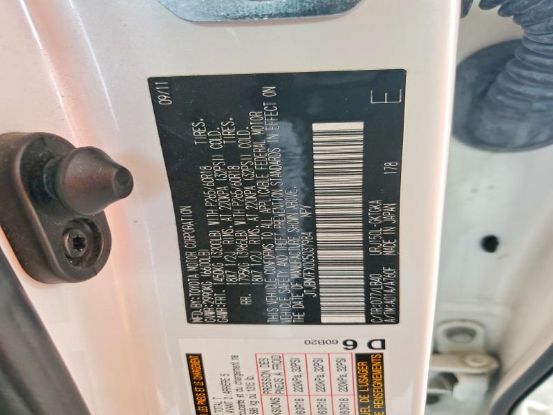 59969376 :رقم المزاد ، JTJBM7FX0C5037984 vin ، 2012 Lexus Gx مزاد بيع