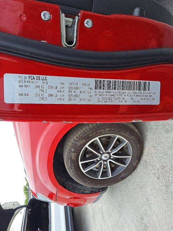 Aukcja sprzedaży 2018 Dodge Journey, vin: 3C4PDCBG6JT514373, numer aukcji: 58152706