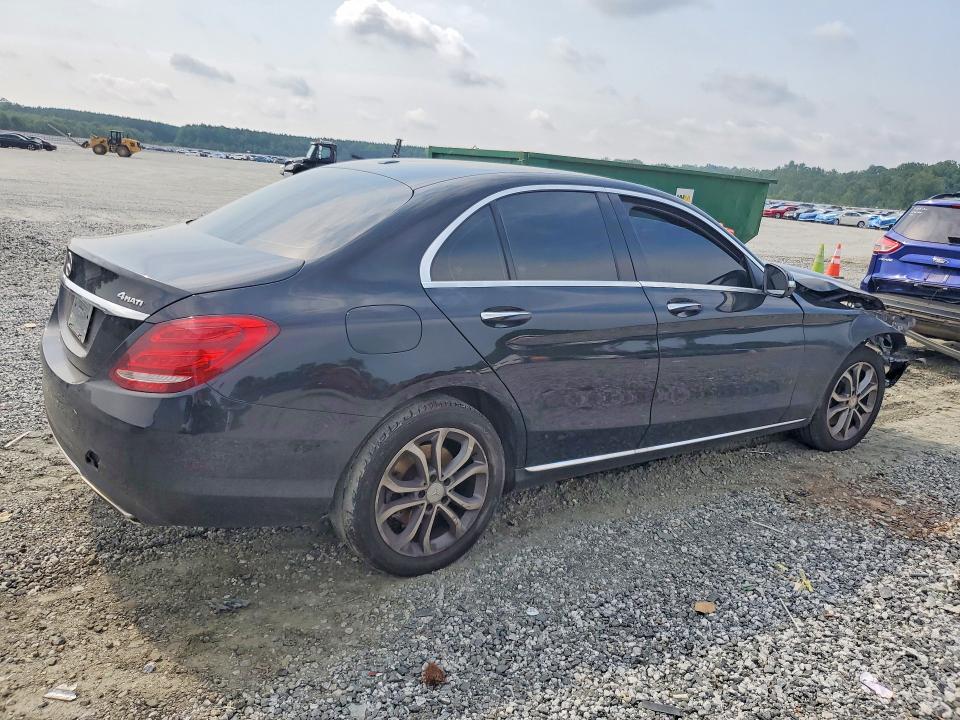 2015 Mercedes-benz C მანქანა იყიდება აუქციონზე, vin: 55SWF4KB1FU006185, აუქციონის ნომერი: 62452406