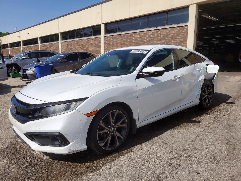 Auction sale of the 2021 Honda Civic, vin: 2HGFC2F83MH552993, lot number: 85619365