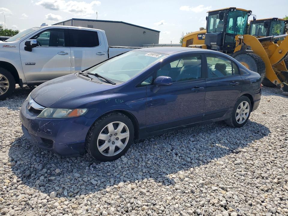 Auction sale of the 2010 Honda Civic, vin: 19XFA1F50AE052706, lot number: 62098196