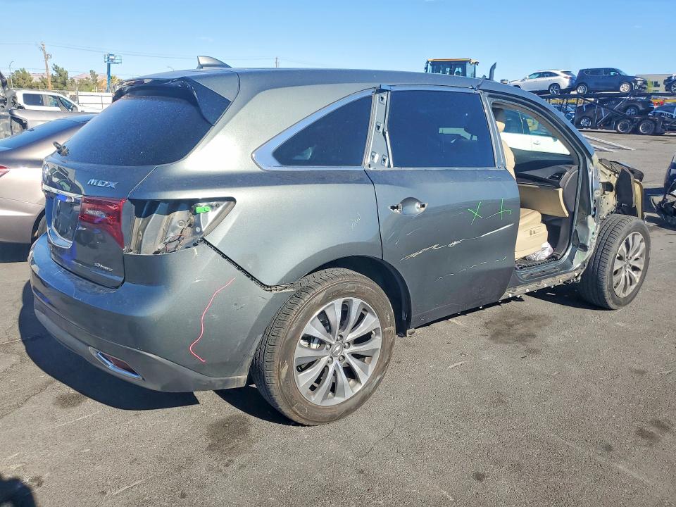 2016 Acura Mdx მანქანა იყიდება აუქციონზე, vin: 5FRYD4H44GB023605, აუქციონის ნომერი: 59850386
