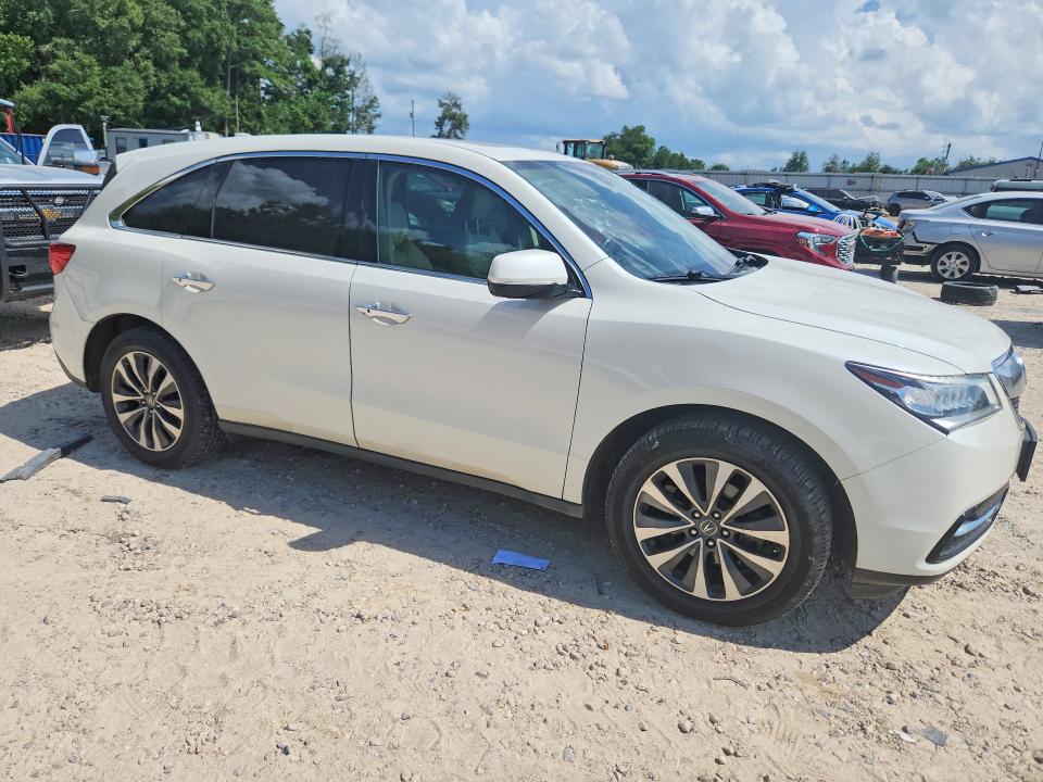 60025766 :رقم المزاد ، 5FRYD4H43GB049239 vin ، 2016 Acura Mdx مزاد بيع