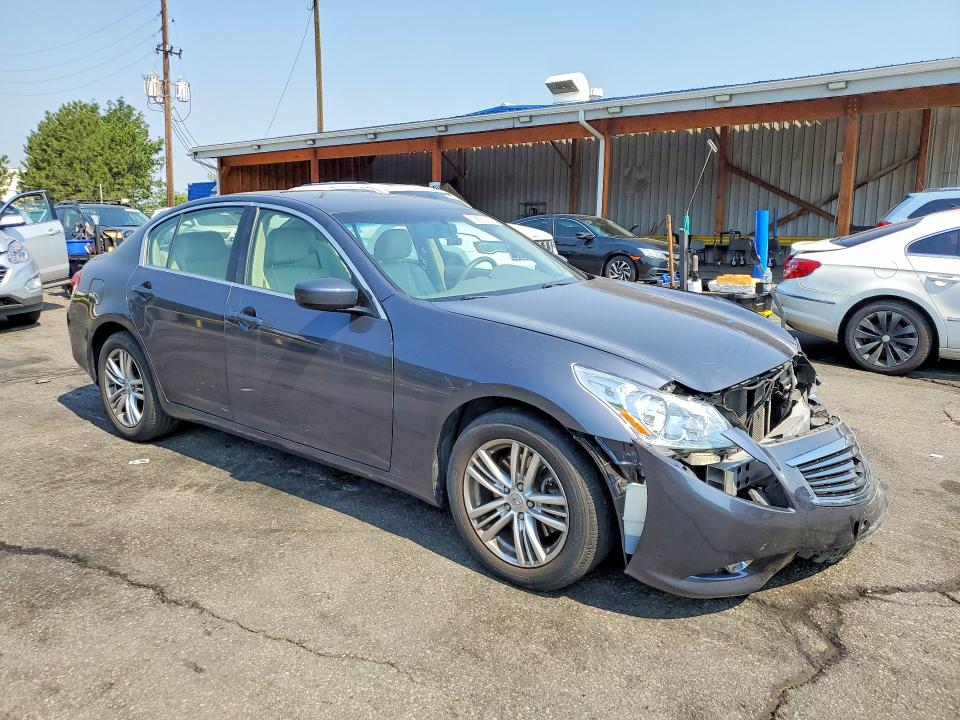 2012 Infiniti G25 Sedan მანქანა იყიდება აუქციონზე, vin: JN1DV6AR3CM730293, აუქციონის ნომერი: 59882316