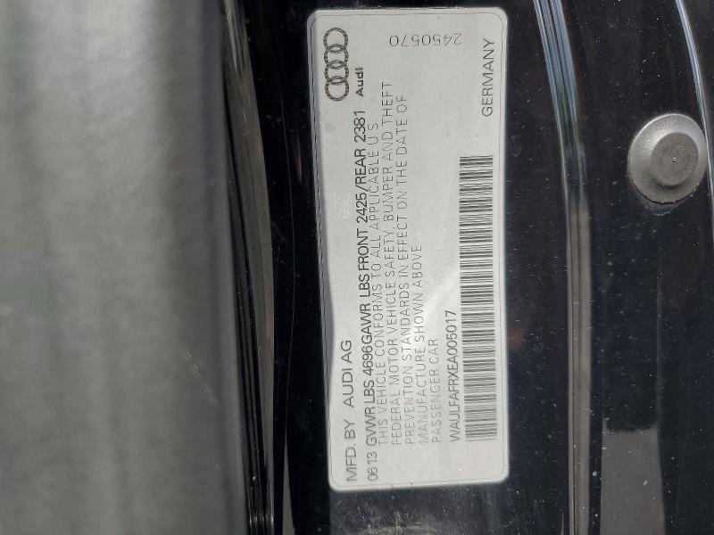 61729096 :رقم المزاد ، WAULFAFRXEA005017 vin ، 2014 Audi A5 مزاد بيع