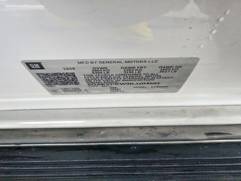 Aukcja sprzedaży 2019 Buick Enclave, vin: 5GAEVCKW9KJ204501, numer aukcji: 61030256