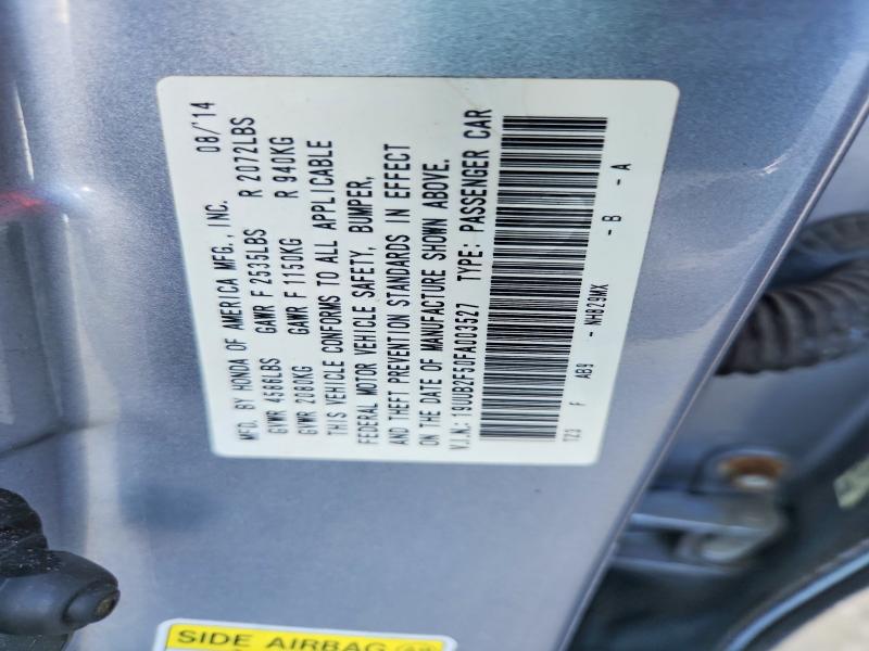 2015 Acura Tlx მანქანა იყიდება აუქციონზე, vin: 19UUB2F50FA003527, აუქციონის ნომერი: 63154826