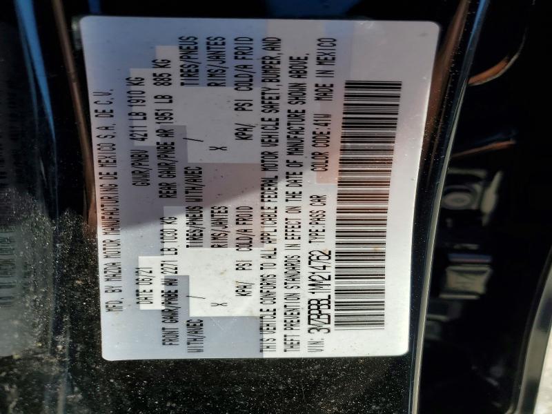 58052906 :رقم المزاد ، 3MZBPBBL1MM214762 vin ، 2021 Mazda 3 مزاد بيع