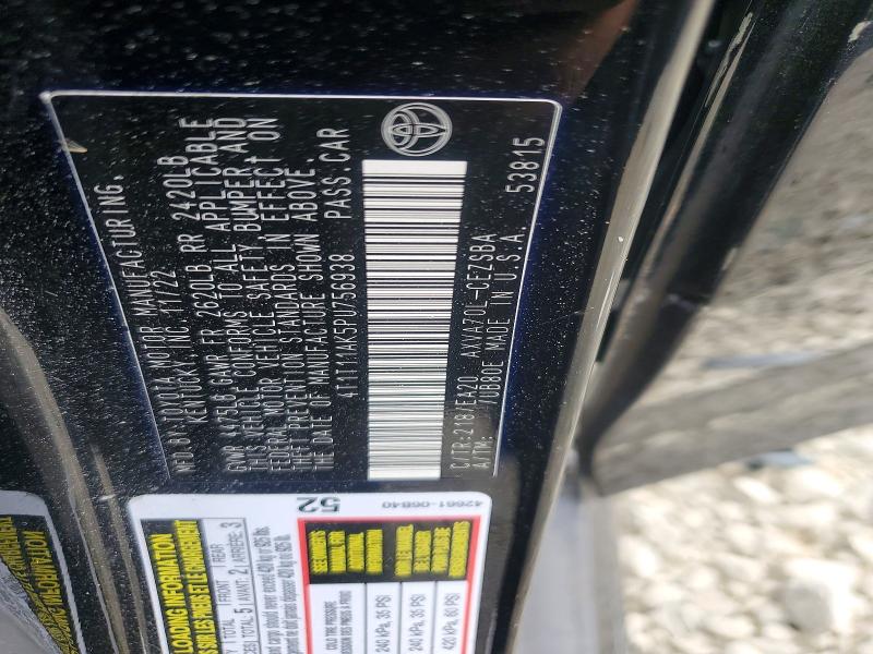 Продаж на аукціоні авто 2023 Toyota Camry, vin: 4T1T11AK5PU756938, номер лоту: 60884326