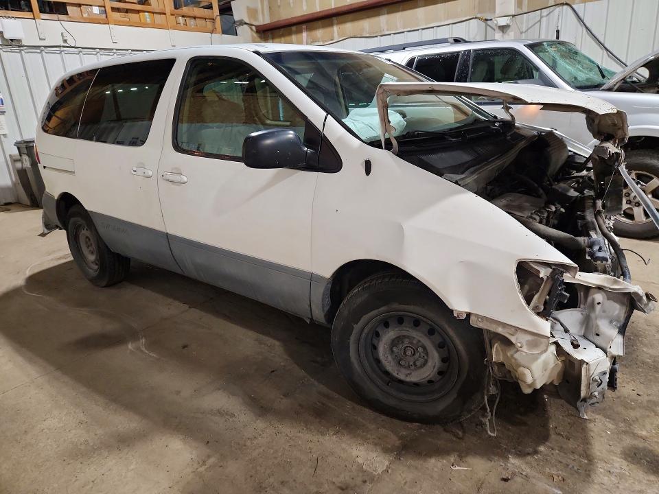 61585446 :رقم المزاد ، 4T3ZF19C0XU152049 vin ، 1999 Toyota Sienna مزاد بيع