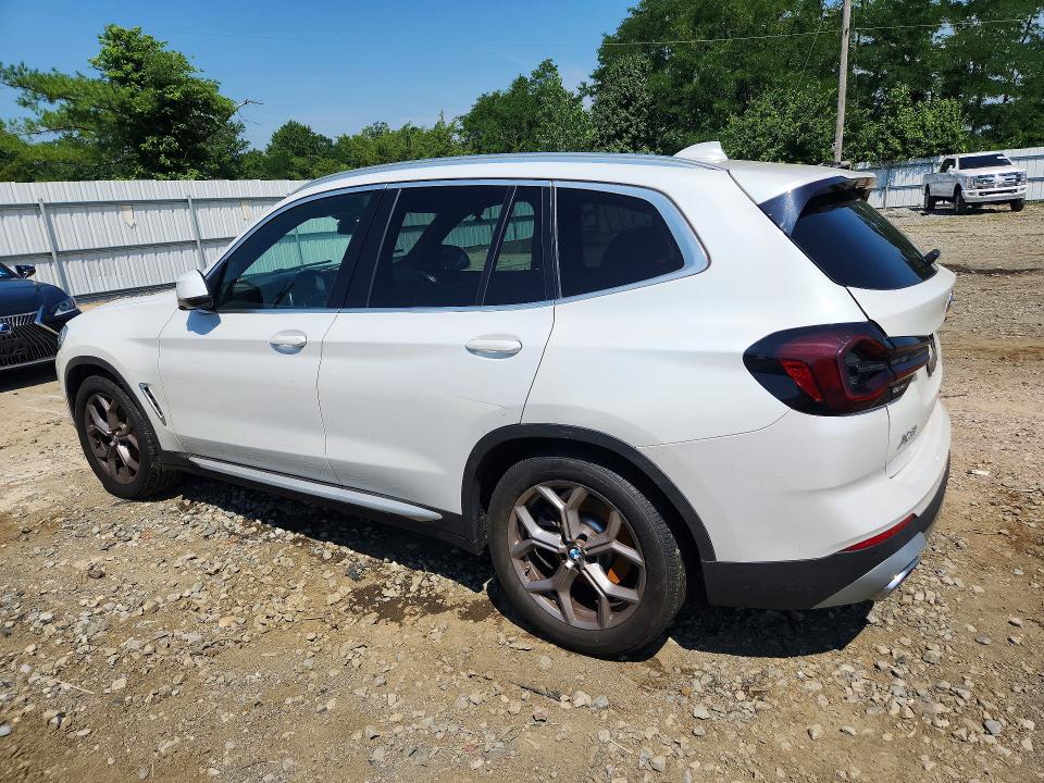 2022 Bmw X3 მანქანა იყიდება აუქციონზე, vin: 5UX53DP08N9M73883, აუქციონის ნომერი: 61067156