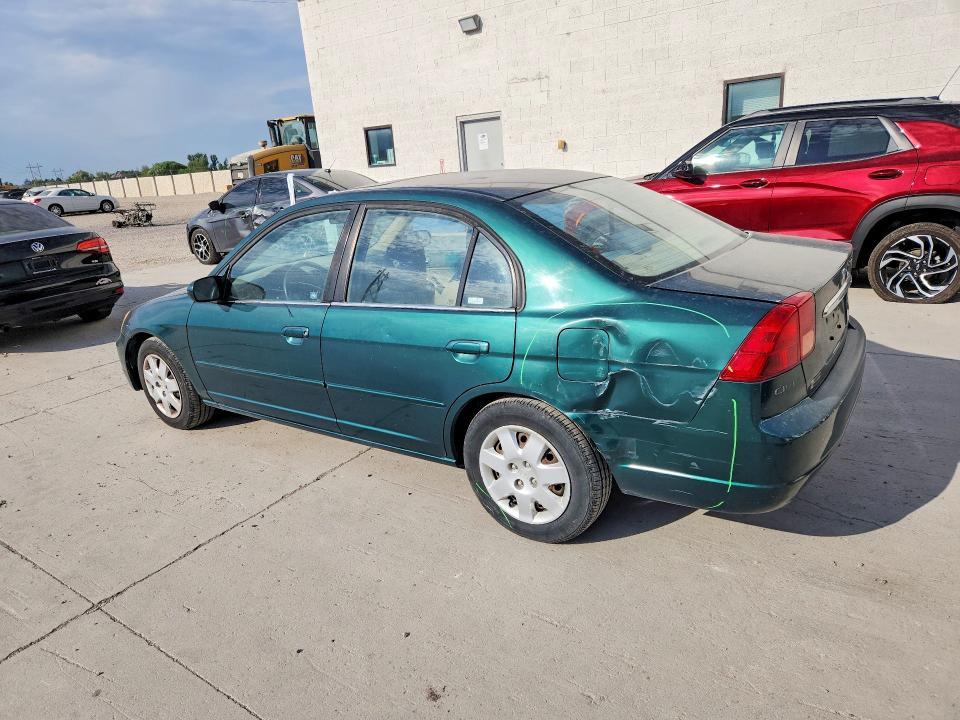 Aukcja sprzedaży 2002 Honda Civic, vin: 1HGES25812L038480, numer aukcji: 62859376