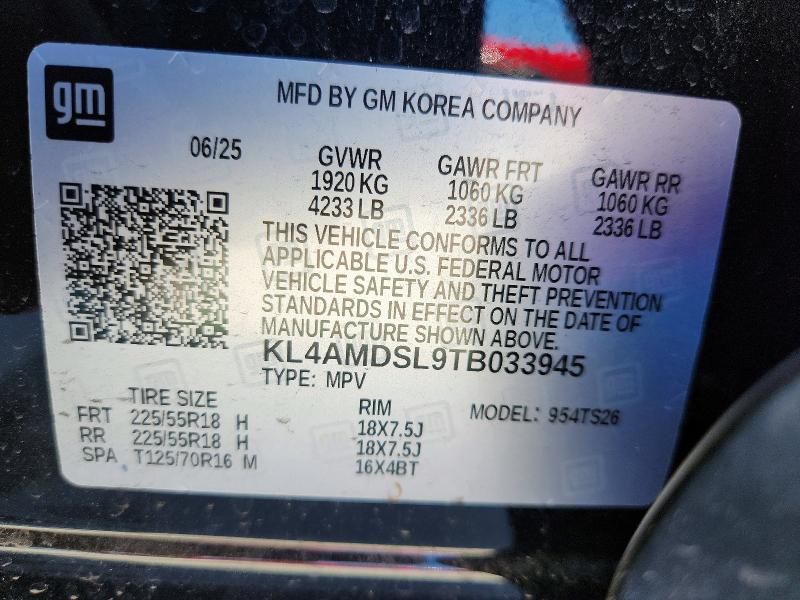 Aukcja sprzedaży 2026 Buick Encore Gx, vin: KL4AMDSL9TB033945, numer aukcji: 59610536