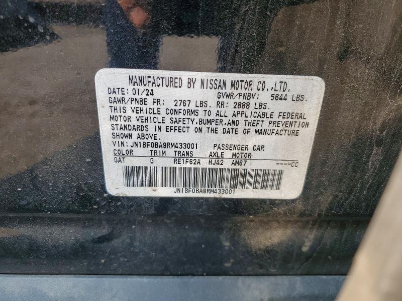 Aukcja sprzedaży 2024 Nissan Ariya, vin: JN1BF0BA9RM433001, numer aukcji: 60187116