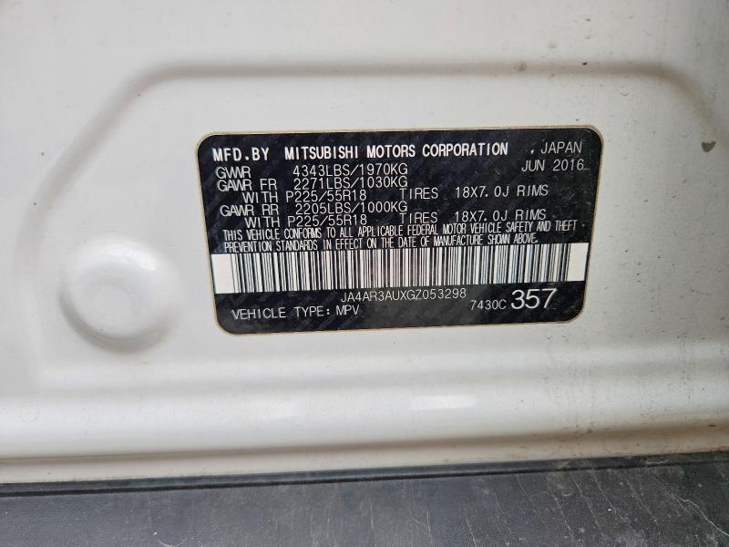 Aukcja sprzedaży 2016 Mitsubishi Outlander Sport, vin: JA4AR3AUXGZ053298, numer aukcji: 62256396