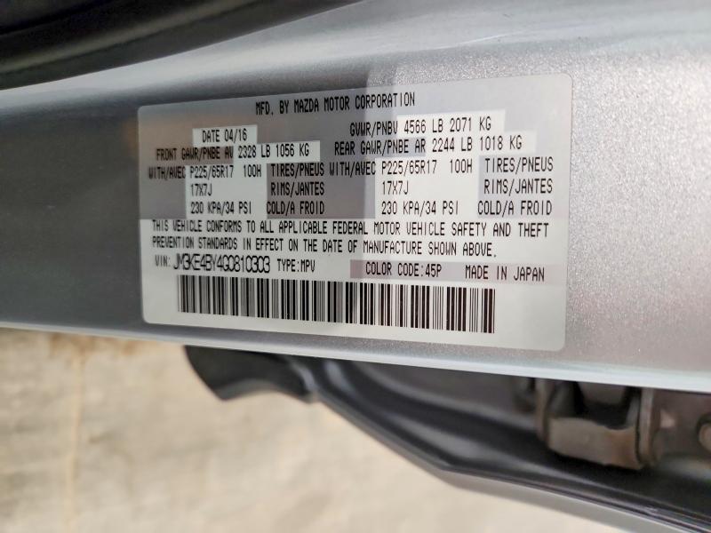 Aukcja sprzedaży 2016 Mazda Cx-5, vin: JM3KE4BY4G0810303, numer aukcji: 62435106