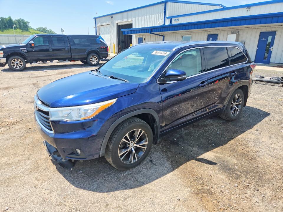 Aukcja sprzedaży 2016 Toyota Highlander, vin: 5TDJKRFH3GS232289, numer aukcji: 59999426