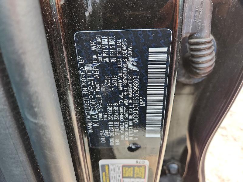 Aukcja sprzedaży 2025 Kia Sorento, vin: KNDRJDJH9S5299803, numer aukcji: 60932646