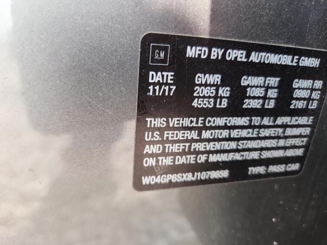 Продаж на аукціоні авто 2018 Buick Regal, vin: W04GP6SX8J1079656, номер лоту: 60399646