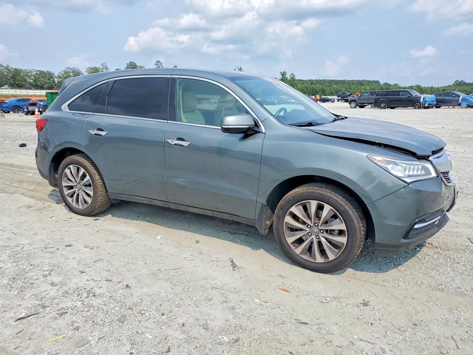 62257406 :رقم المزاد ، 5FRYD4H40EB048370 vin ، 2014 Acura Mdx مزاد بيع