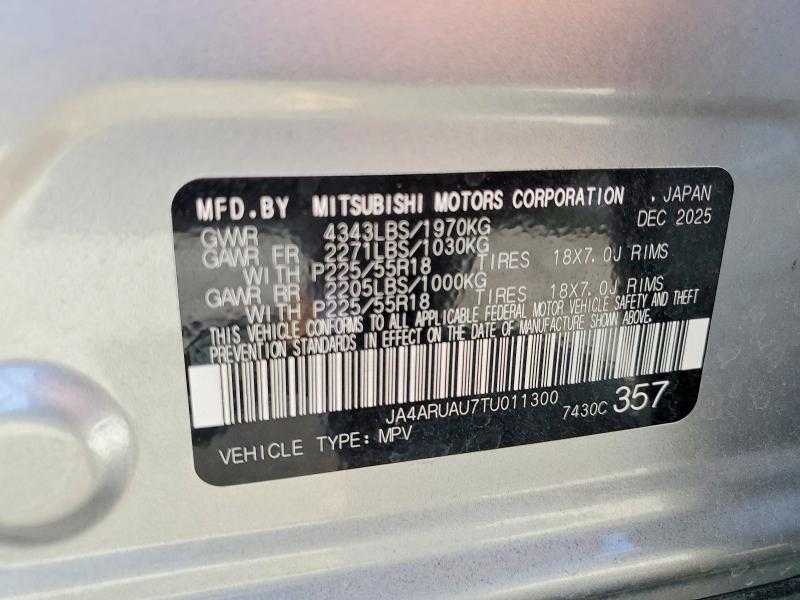 Продажа на аукционе авто 2026 Mitsubishi Outlander Sport, vin: JA4ARUAU7TU011300, номер лота: 60082196