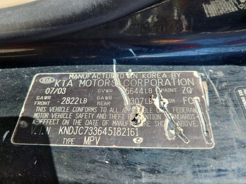 85455805 :رقم المزاد ، KNDJC733645182161 vin ، 2004 Kia Sorento مزاد بيع