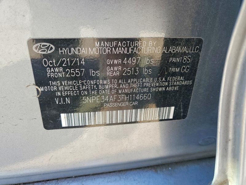 Продаж на аукціоні авто 2015 Hyundai Sonata, vin: 5NPE34AF3FH114660, номер лоту: 59909466