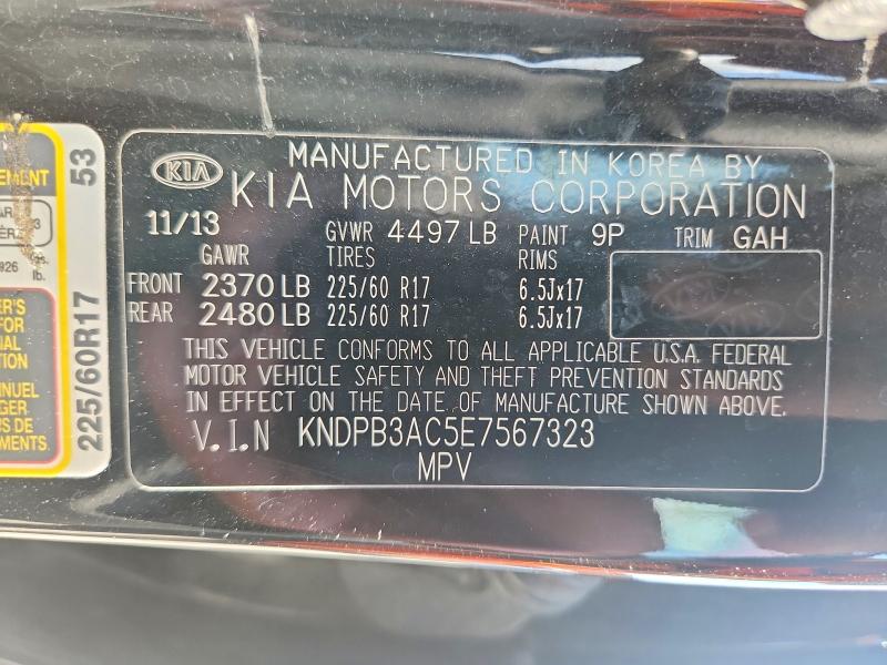Продаж на аукціоні авто 2014 Kia Sportage, vin: KNDPB3AC5E7567323, номер лоту: 59931786
