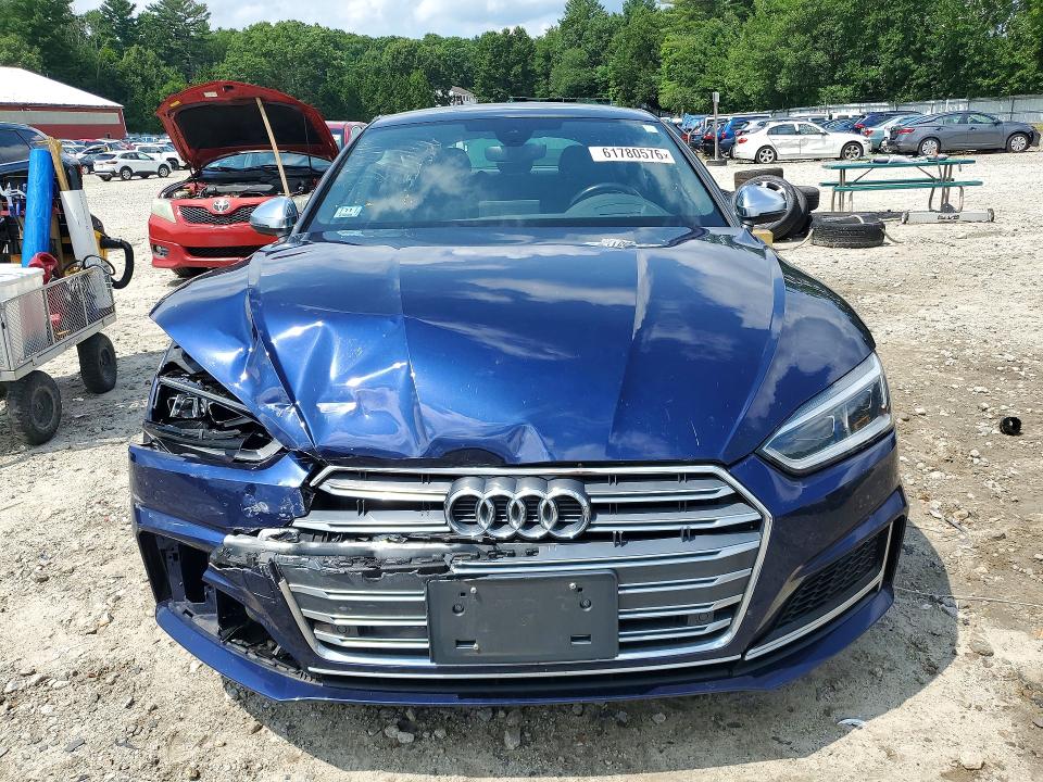 2018 Audi S5 მანქანა იყიდება აუქციონზე, vin: WAUC4CF59JA012386, აუქციონის ნომერი: 61780576