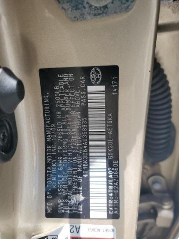 Auction sale of the 2010 Toyota Avalon, vin: 4T1BK3DB4AU358935, lot number: 60395836