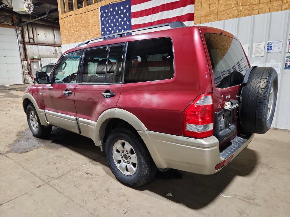 62008616 :رقم المزاد ، JA4NW31S53J035129 vin ، 2003 Mitsubishi Montero مزاد بيع