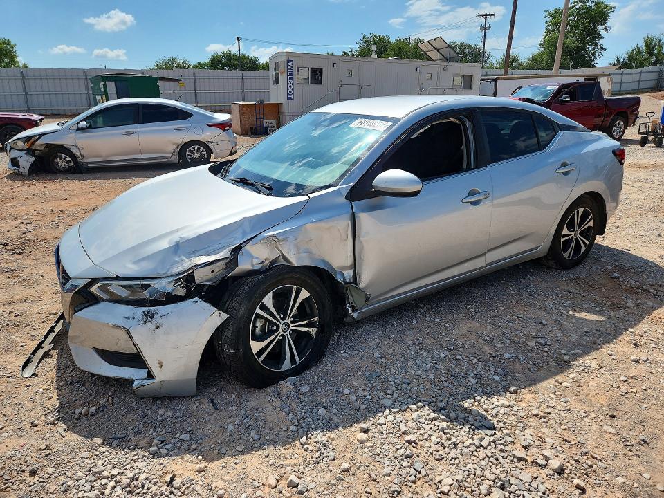 60140236 :رقم المزاد ، 3N1AB8CV7NY231787 vin ، 2022 Nissan Sentra مزاد بيع